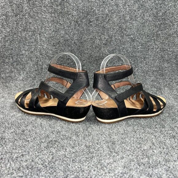 Dansko Veruca Gladiator Sandals Women's Size 8 Black Leather Strappy Comfort - Picture 6 of 13